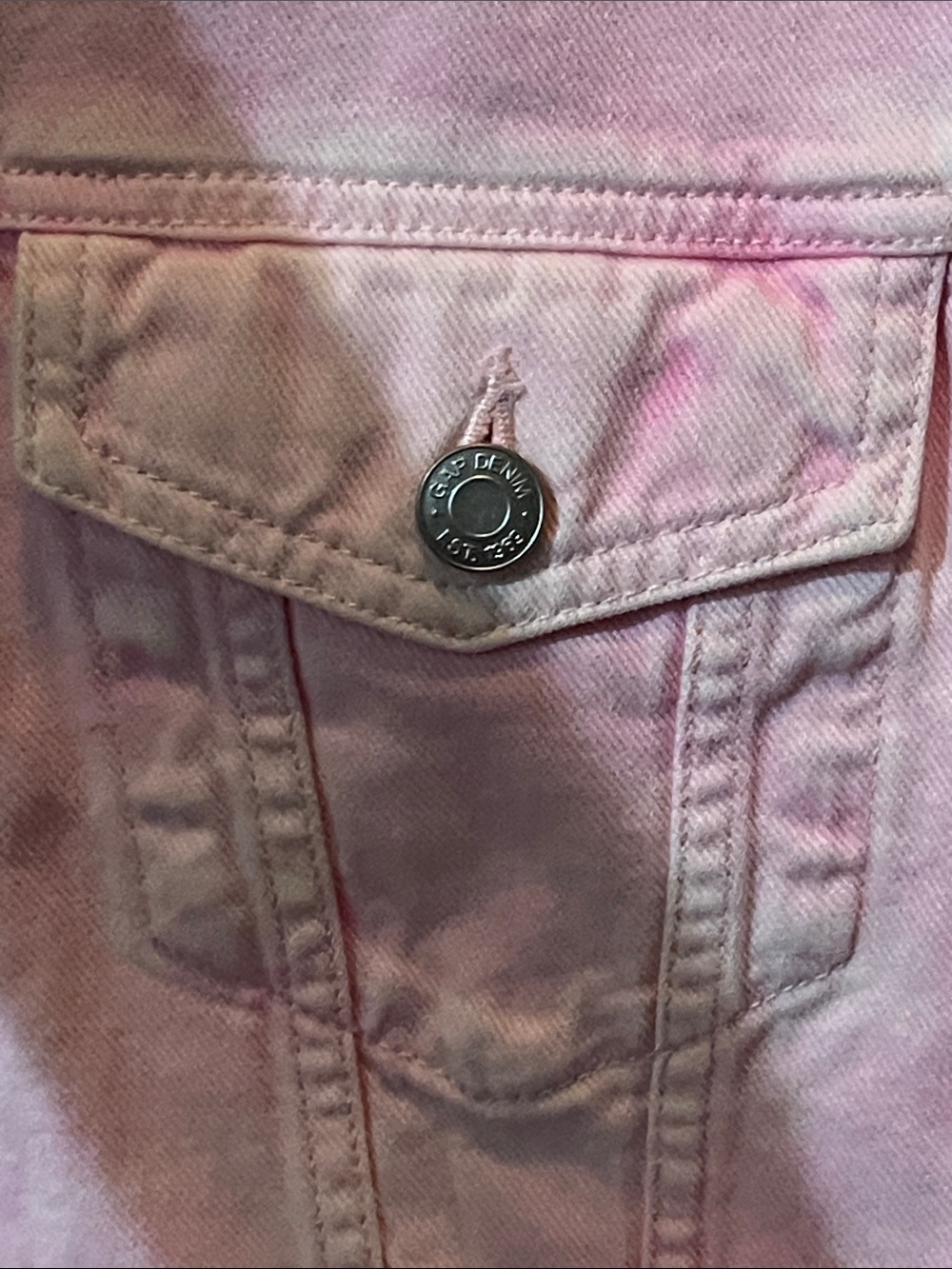 New With Tags GAP Denim Jacket Woman Size Xl . - Picture 6 of 13